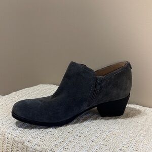 Naturalizer Charcoal Suede Ankle Booties